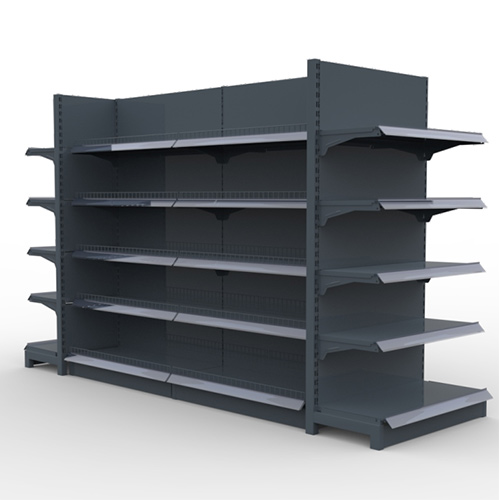 Plate 35cm wide iron 4-6 Anchen gray supermarket shelf