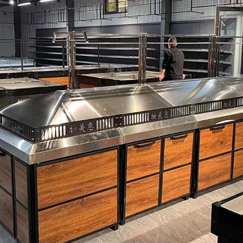 Donglai style comes with a fake bottom fruit and vegetable rack