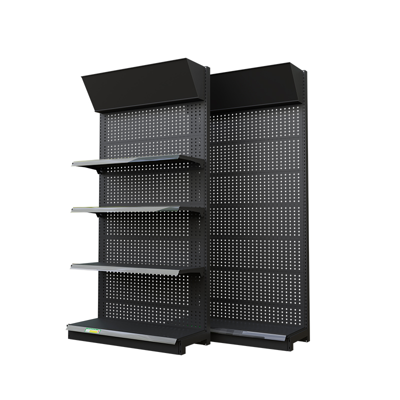 Hole board tool rack - Hole board shelf Black shelf Storage rack Accessories Supermarket hardware to