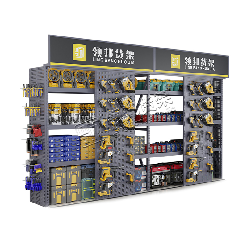 Heavy warehouse sliding door shelves